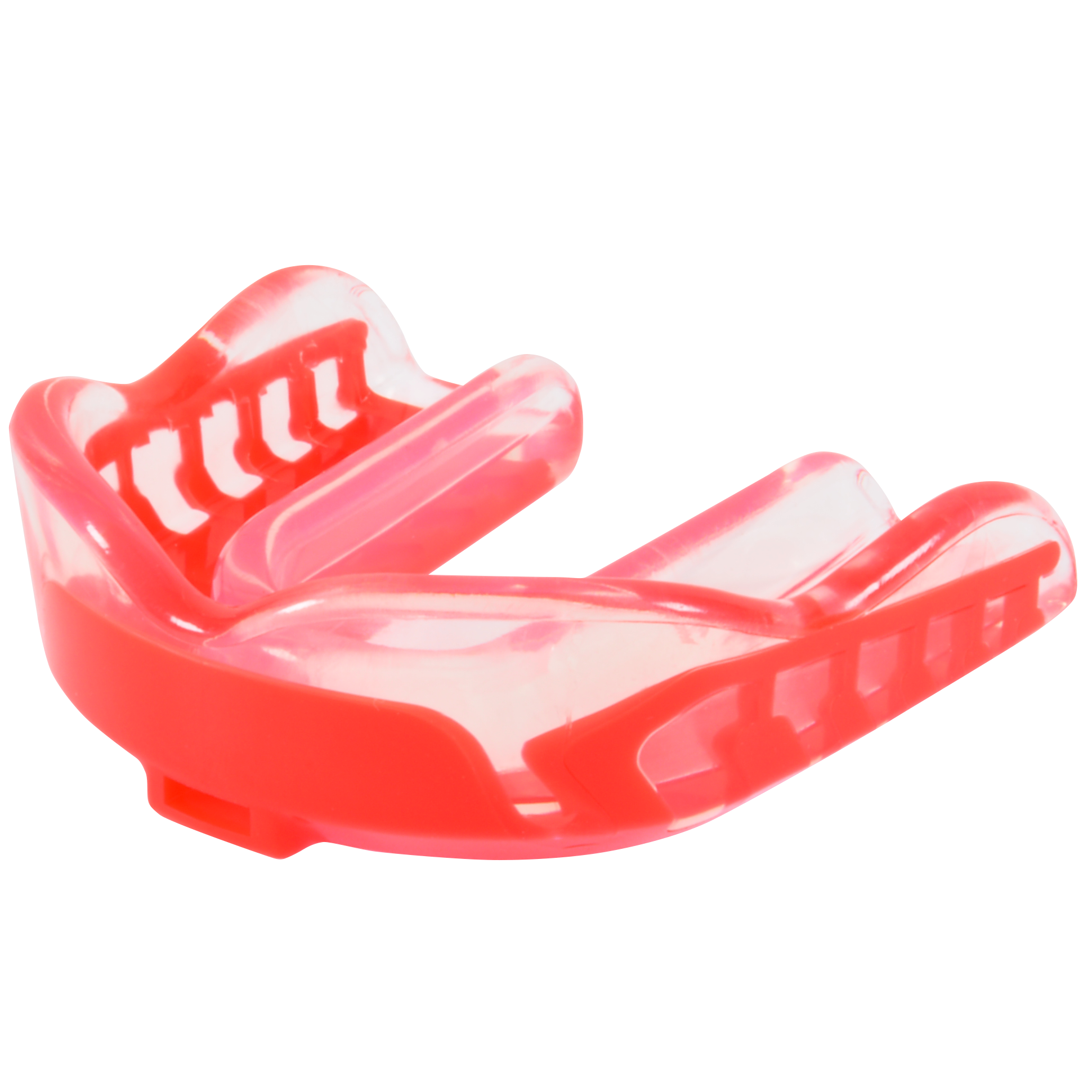 clear red sports mouth guard