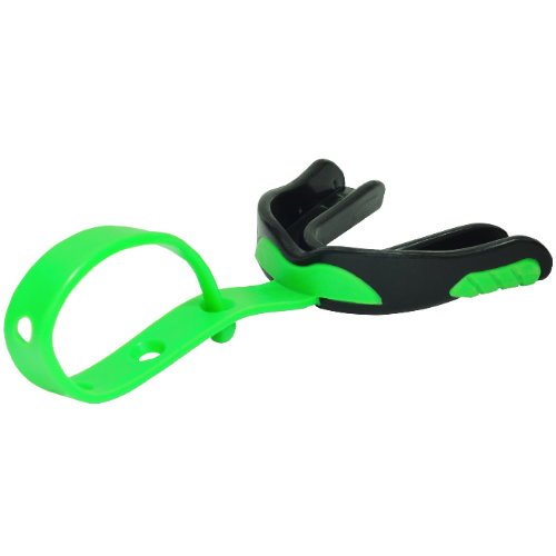 Green Sports Mouth Guard with Strap