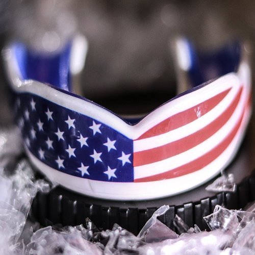American Flag Sports Mouth Guard