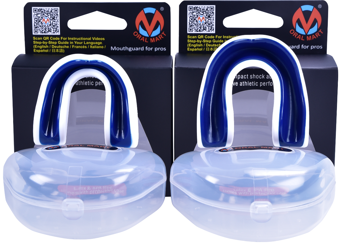 Double Colored w Free Case Details about   5 Pack Youth Mouth Guard Sports Mouth Guard for Kids 