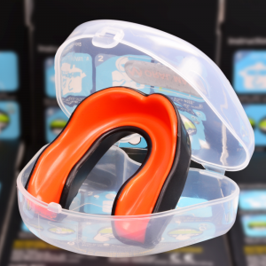 Sports Mouth Guard Black Orange