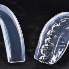 clear mouth guard before and after comparison