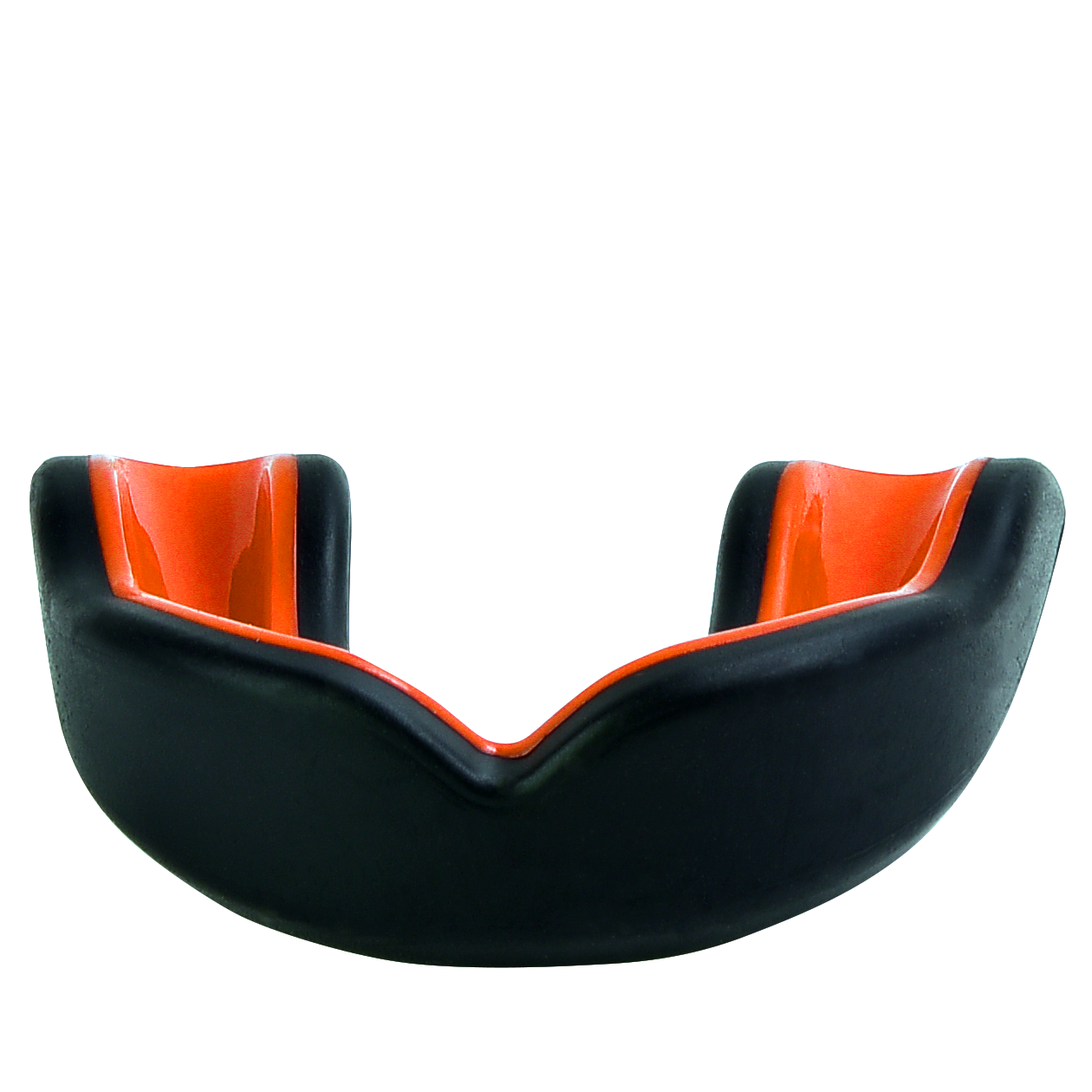 black orange youth sports mouth guard for kids