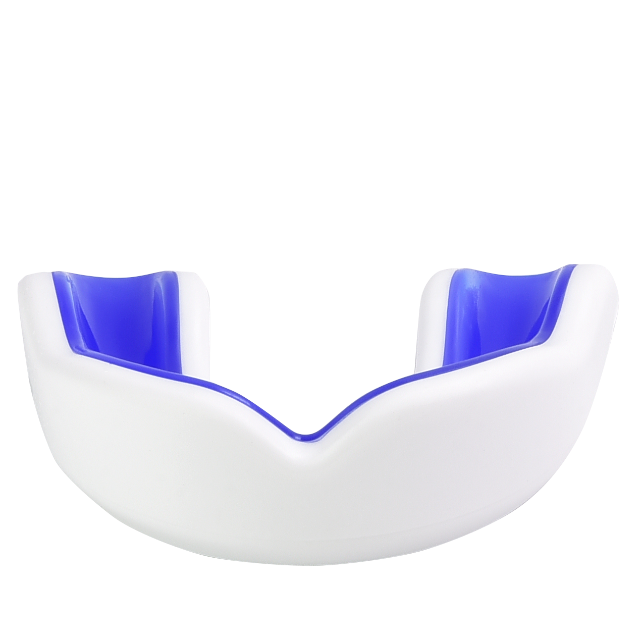 white blue youth sports mouth guard for kids