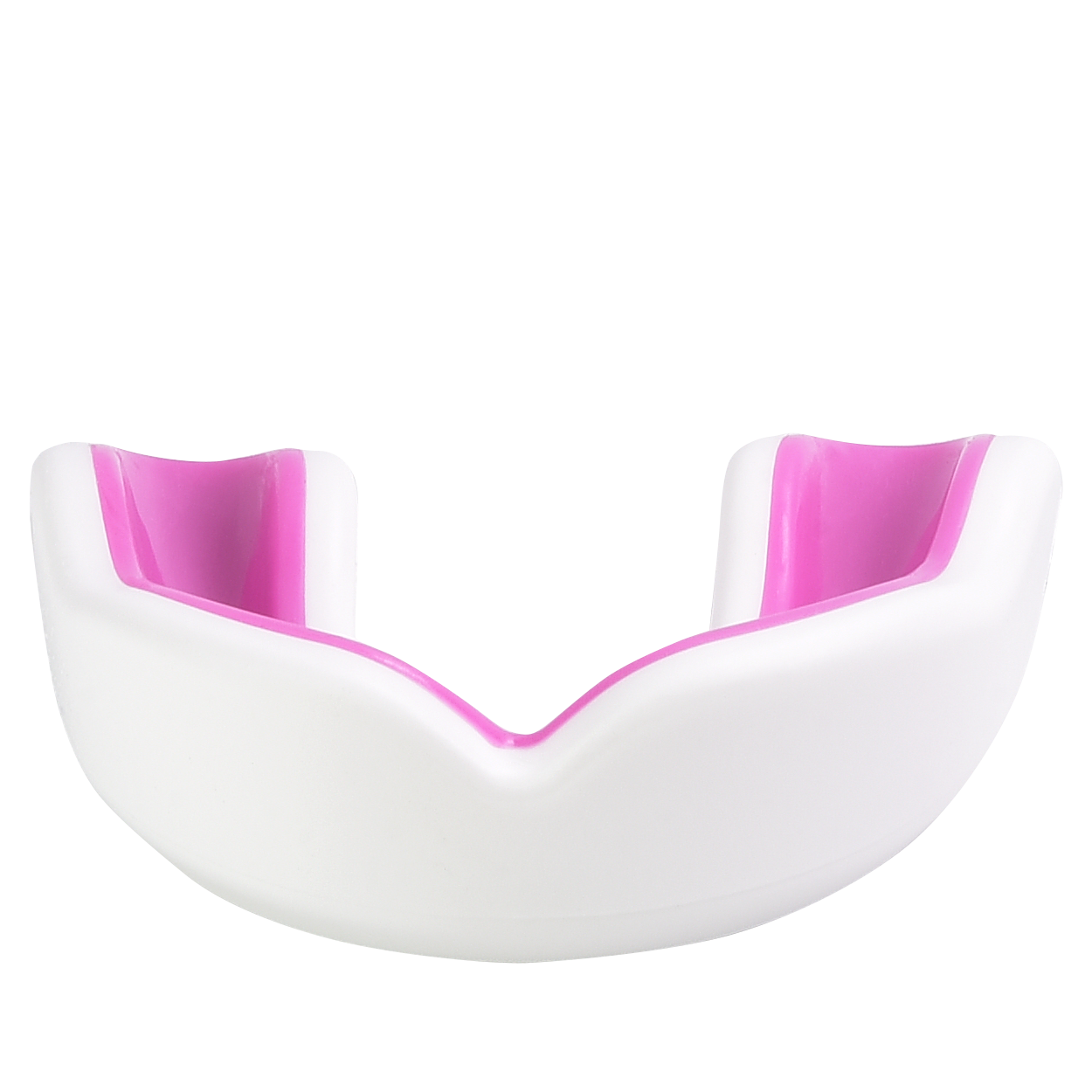 white pink youth sports mouth guard for kids