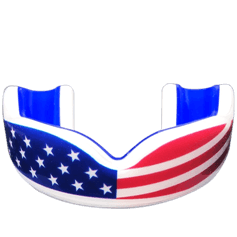 usa flag youth sports mouth guard for kids