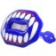 blue fangs football mouth guard lip guard mouthpiece pacifier