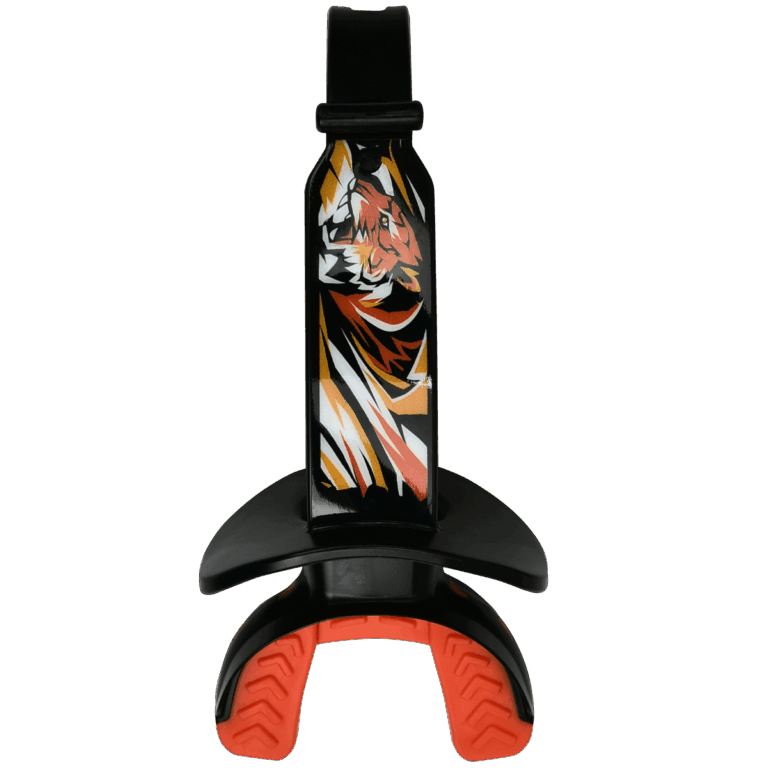 Football Mouth Guard with Built-In Strap Tiger Bite Football Mouth Guard with Built-In Strap Tiger Bite