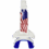 Football Mouth Guard with Built-In Strap USA Flag