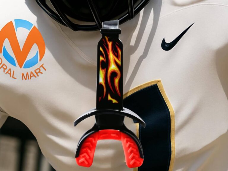 Battle Blaze Football Mouth Guard with Strap Battle Blaze Football Mouth Guard with Strap
