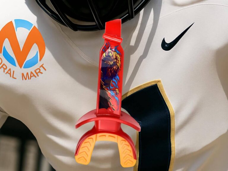 Charging Lion Football Mouth Guard with Strap Charging Lion Football Mouth Guard with Strap