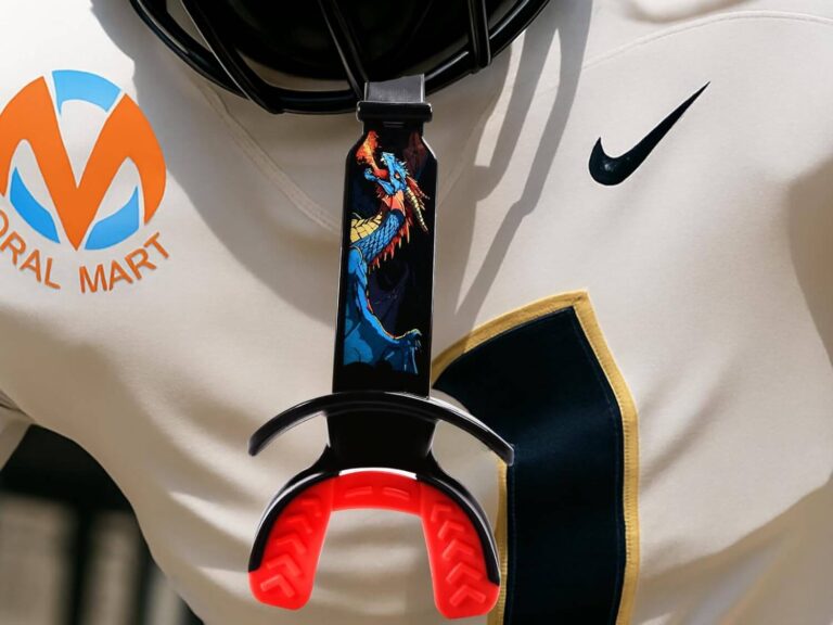 Football Mouth Guard with Strap Dragon of Fury Football Mouth Guard with Strap Dragon of Fury