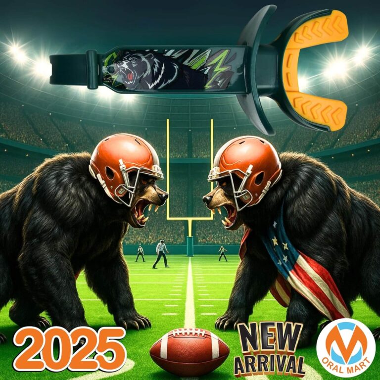Football Mouth Guard with Strap Fierce Bear 2025 Football Mouth Guard with Strap Fierce Bear 2025