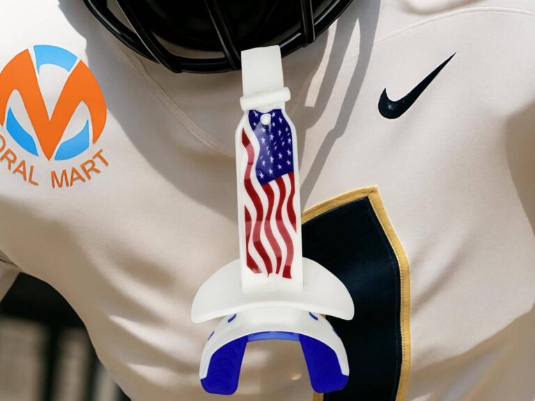 USA Flag Football Mouth Guard with Strap USA Flag Football Mouth Guard with Strap